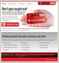 Licence999 website screenshot