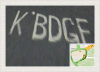 K’brdg marking in the road